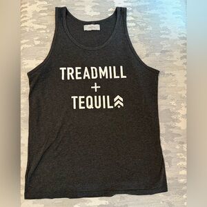 Barry’s Bootcamp Gray Graphic Tank Top